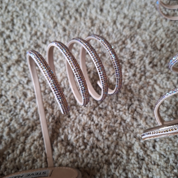 Steve Madden Exotica Blush Stiletto Sz 8 - Picture 9 of 15